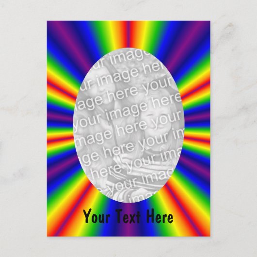 Carte Postale Photo Rainbow Colour Rays (Devant)
