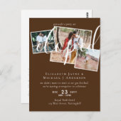 Carte Postale PHOTO Réception de la soirée d'annonce de notre ma (Devant / Derrière)