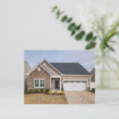 Carte Postale Photo Réelle Célébration de Maison (Debout devant)