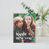 Carte postale photo rétro Vibe Bonne Année (Debout devant)