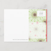 CARTE POSTALE PHOTO SAISONNIÈRE :: flocon de neige (Dos)