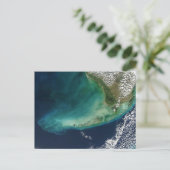 Carte Postale Photo satellite des Florida Keys (Debout devant)