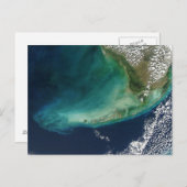 Carte Postale Photo satellite des Florida Keys (Devant / Derrière)