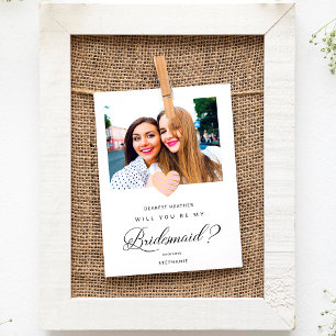 Carte Postale Photo Serez-Vous Mon Coeur Rose De Serveuse D'Epou