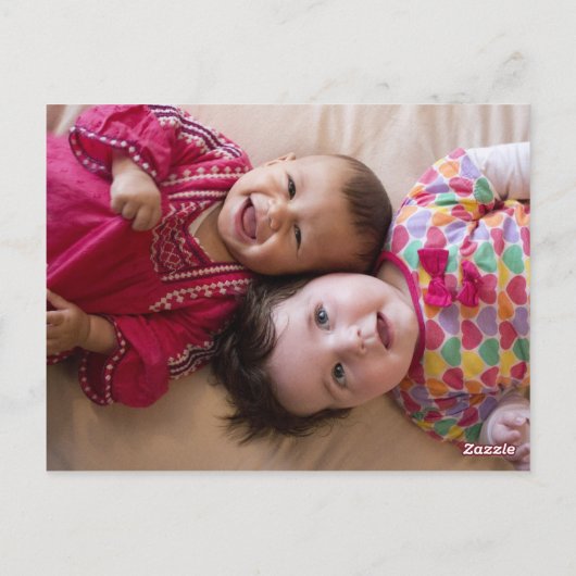 Carte Postale Photo simple et heureuse de la Saint Valentin (Dos)