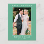 Carte Postale Photo Simple Moderne Enregistrer La Date Neo Mint (Devant)