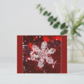 Carte postale photo Snowflake (Debout devant)