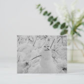 Carte postale Photo Snowman (Debout devant)