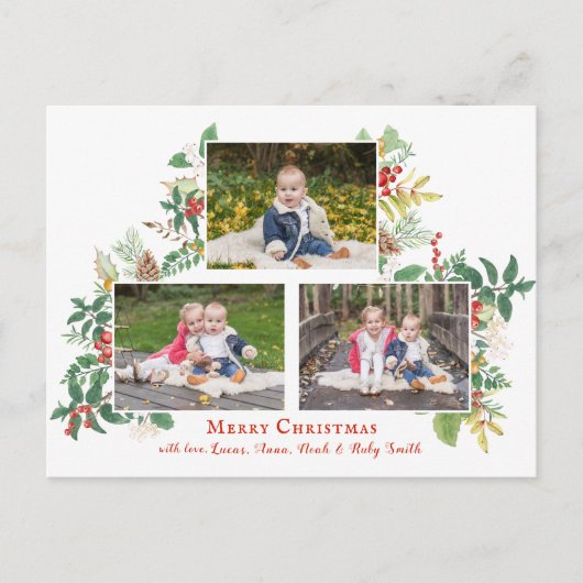 Carte Postale Photo Solive Holiday Floral Three (Devant)