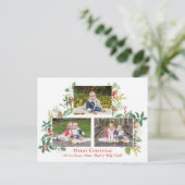 Carte Postale Photo Solive Holiday Floral Three (Debout devant)