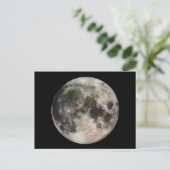 Carte Postale Photo spatiale de la Lune (Debout devant)