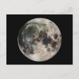 Carte Postale Photo spatiale de la Lune