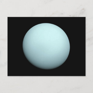 Carte Postale Photo spatiale de la planète Uranus