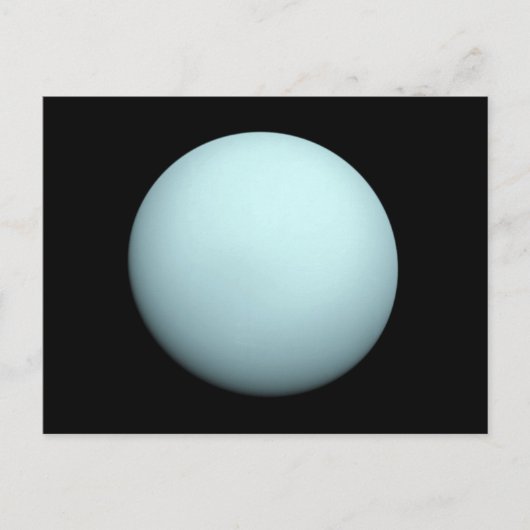 Carte Postale Photo spatiale de la planète Uranus (Devant)