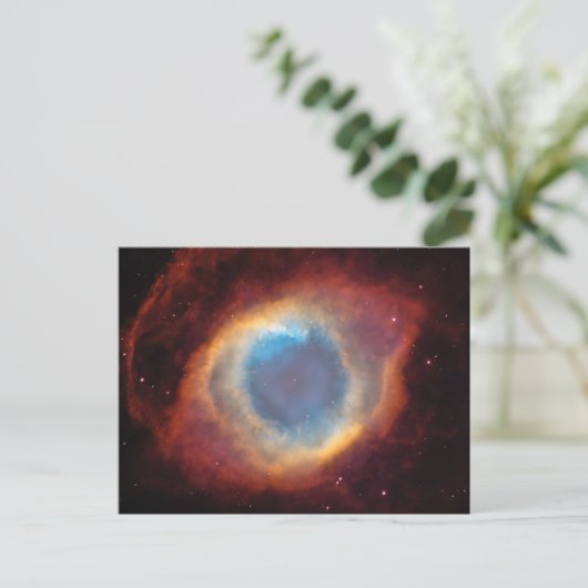 Carte Postale Photo spatiale Helix Nebula (Debout devant)