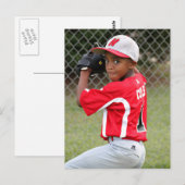 Carte postale photo sport personnalisée (Devant / Derrière)