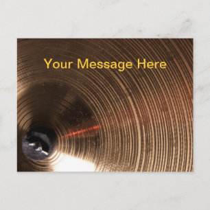 Carte Postale Photo tambour ou tambour Cymbal