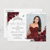 Carte postale photo Tiara Quinceañera (Devant / Derrière)