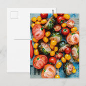 Carte postale Photo Tomate (Devant / Derrière)