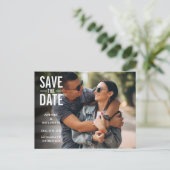 Carte postale photo typographique moderne pour ann (Debout devant)