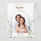 Carte Postale Photo, Vacances les plus heureuses, Vacances verte (Devant)