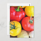 Carte postale photo Veggie (Devant / Derrière)