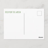 Carte postale photo Veggie (Dos)