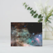 Carte Postale Photo vierge de l'espace de la nébuleuse Oméga (Debout devant)