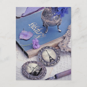 Carte Postale Photo vintage Blue Paris