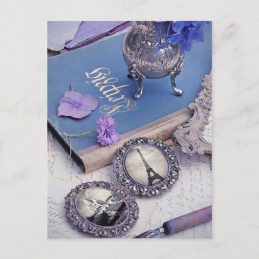 Carte Postale Photo vintage Blue Paris (Devant)