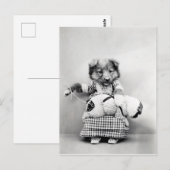 Carte Postale Photo vintage chien (Devant / Derrière)