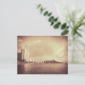 Carte Postale Photo vintage De Hawaii Beach (Debout devant)