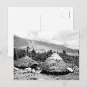 Carte Postale Photo vintage de logements au Pérou (Devant / Derrière)