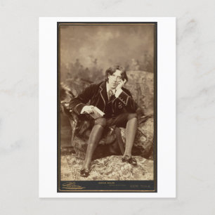 Carte Postale Photo vintage de Oscar Wilde Postard