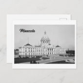 Carte Postale Photo vintage du Minnesota State Capitol (Devant / Derrière)