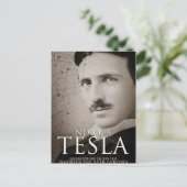 Carte Postale Photo vintage Nikola Tesla (Debout devant)