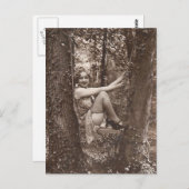 Carte Postale Photo Vintage risqué (Devant / Derrière)