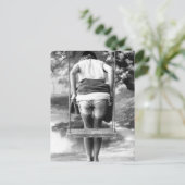 Carte Postale Photo Vintage risqué (Debout devant)