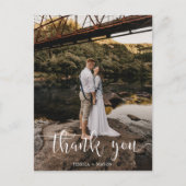 Carte Postale Photo Wedding Thank You Postcard (Devant)