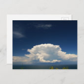Carte Postale Photo White Puffy Cloud (Devant / Derrière)