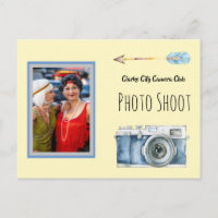 Photographe Camera Club Invitiation Custom