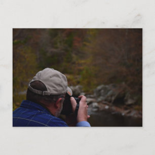 Carte Postale Photographe en Forêt nationale de Cherokee