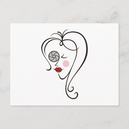 Carte Postale Photographe féminine (Devant)