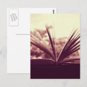 Carte Postale Photographe open book (Devant / Derrière)