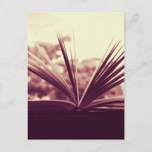 Carte Postale Photographe open book