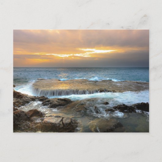 Carte Postale photographie aérienne de la côte rocheuse (Devant)