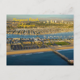 Carte Postale Photographie aérienne de Newport Beach California