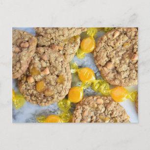 Carte Postale Photographie alimentaire Beurre-écossais Tourteau 