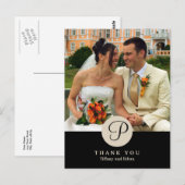 Carte Postale Photographie classique du centre noir en monogramm (Devant / Derrière)