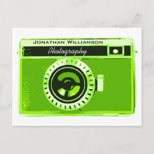 Carte Postale Photographie de caméra verte